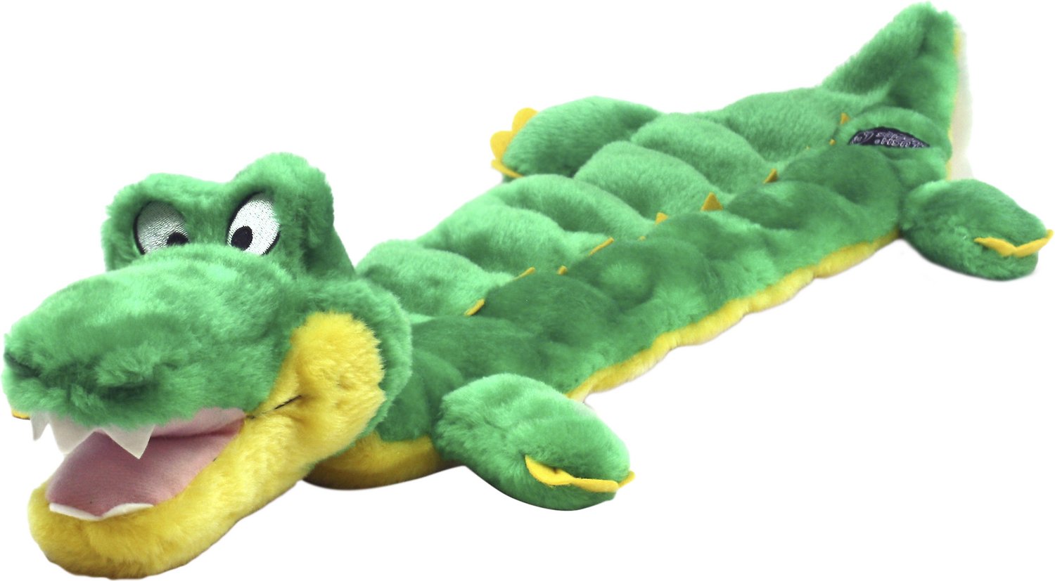 Outward Hound Plush Squeaker Matz Gator Dog Toy Image