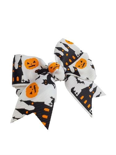 Hip Doggie Canine Clips Dog Hair Bow, Halloween, Large