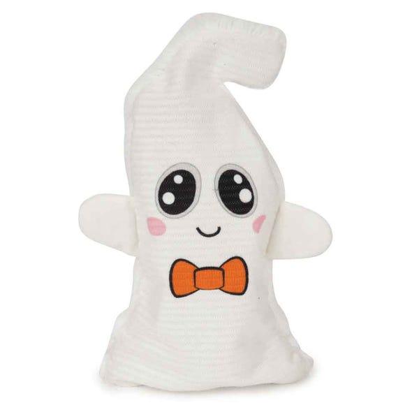 Zanies Ghastly Ghost Bottle Cruncher Dog Toy