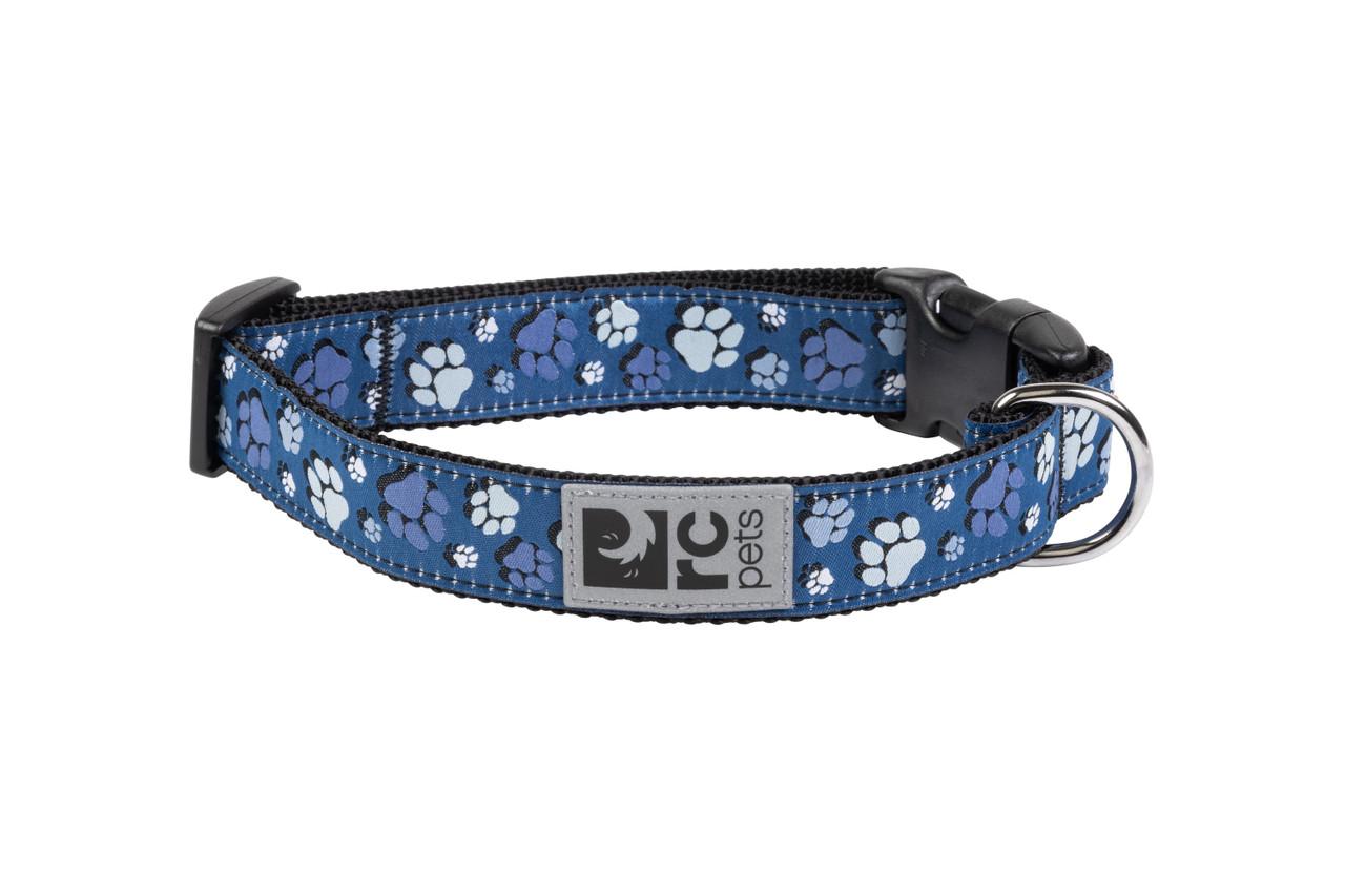 RC Pets Clip Dog Collar, Fresh Tracks Blue, XX-Small