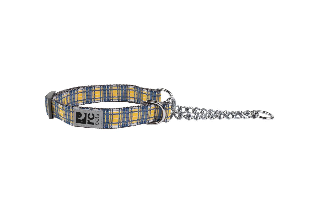 RC Pets Training Dog Collar, Marigold Plaid, Small