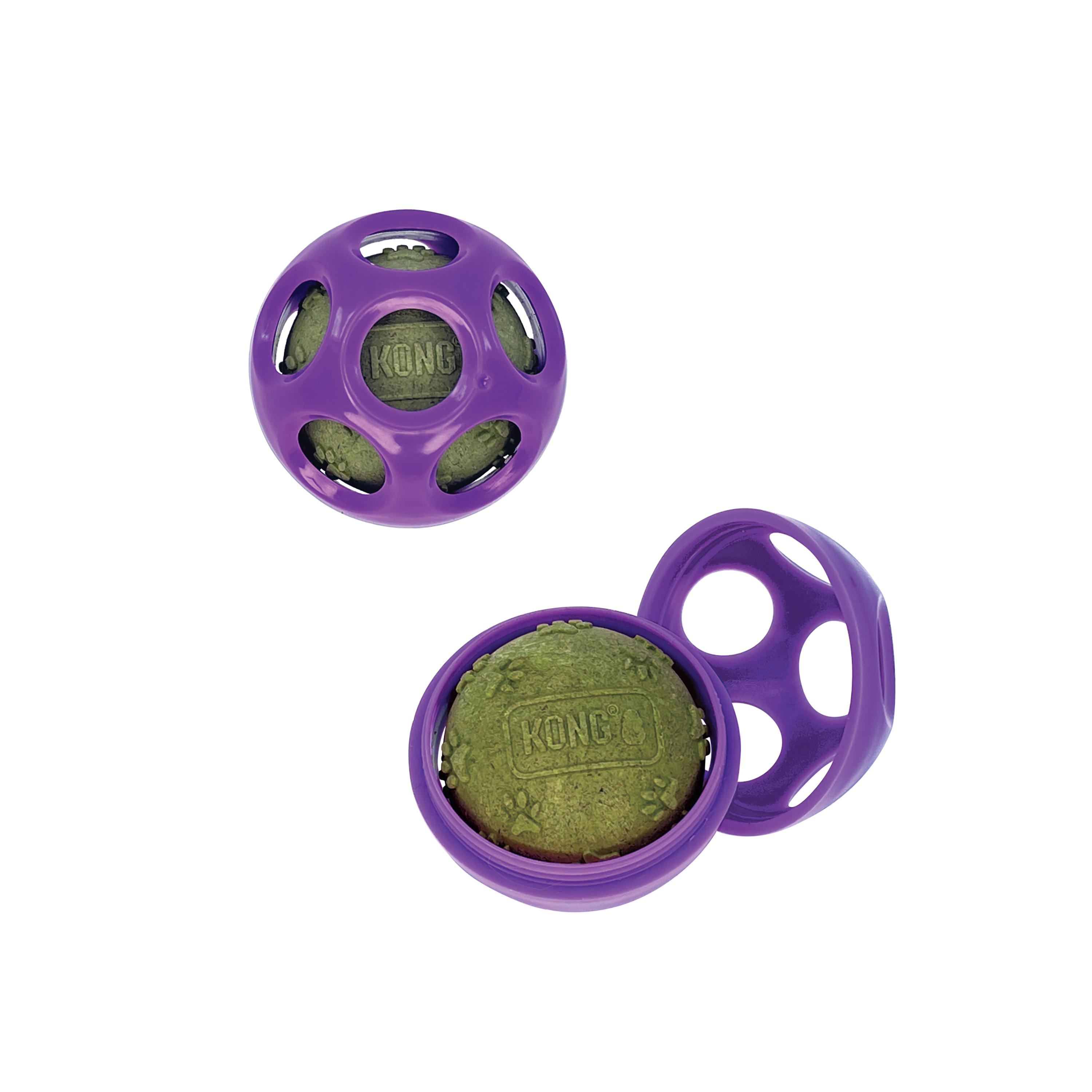 KONG Blissy Moon Ball with Paw Ball Catnip Cat Toy