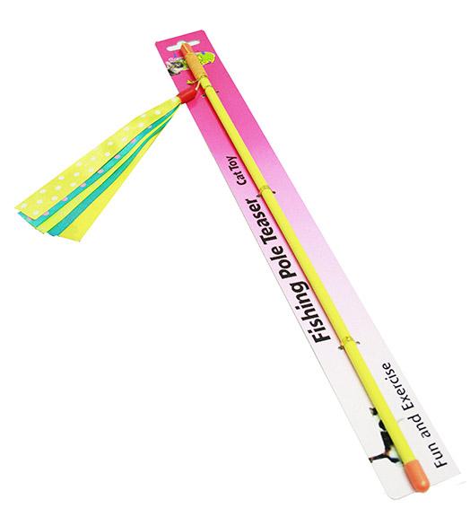Boss Pet Scruffy's Fishing Pole Cat Wand