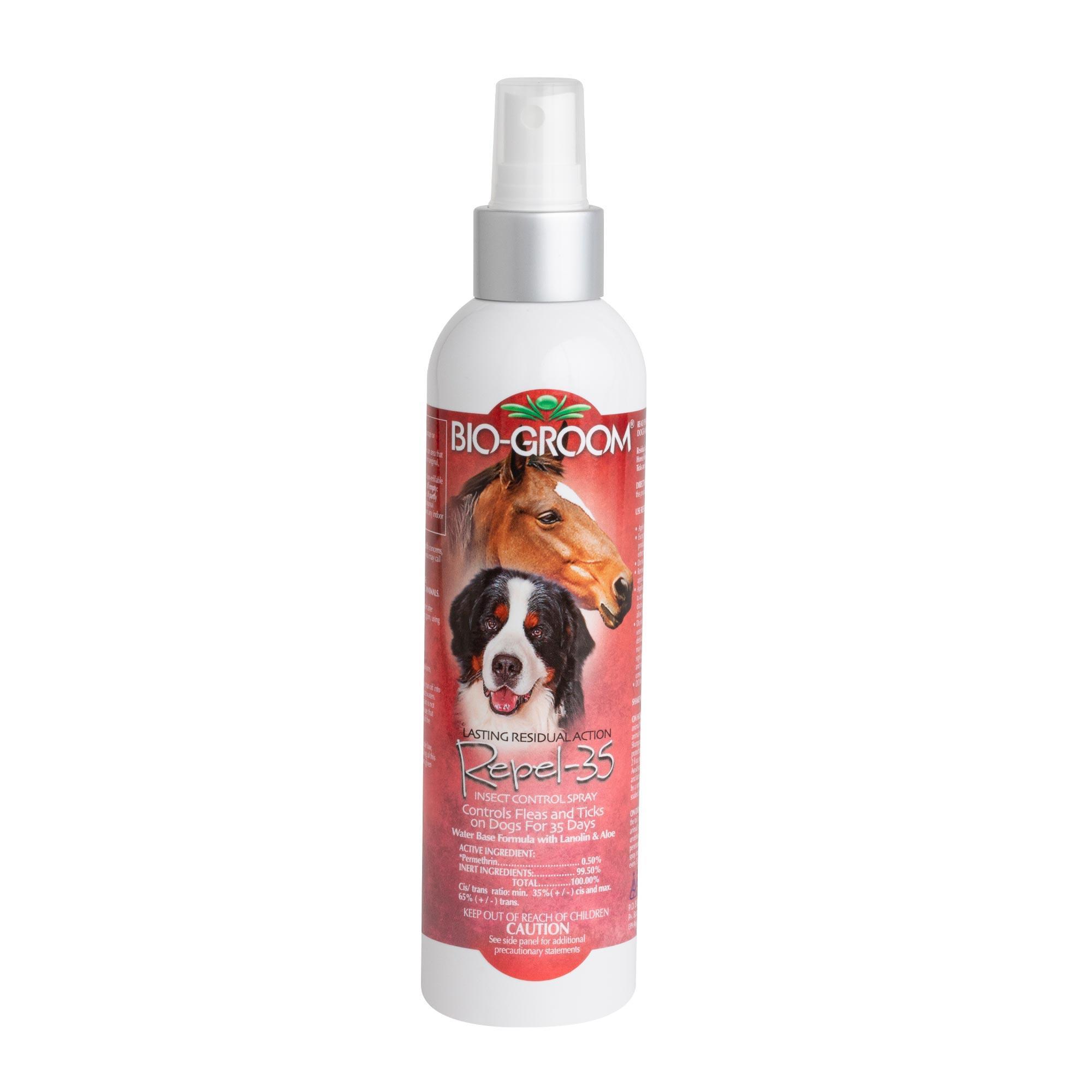 Bio-Groom Repel-35 Flea & Tick Spray for Dogs & Horses, 8-oz