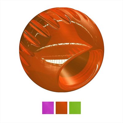 Bionic Ball Dog Toy, Orange, Small