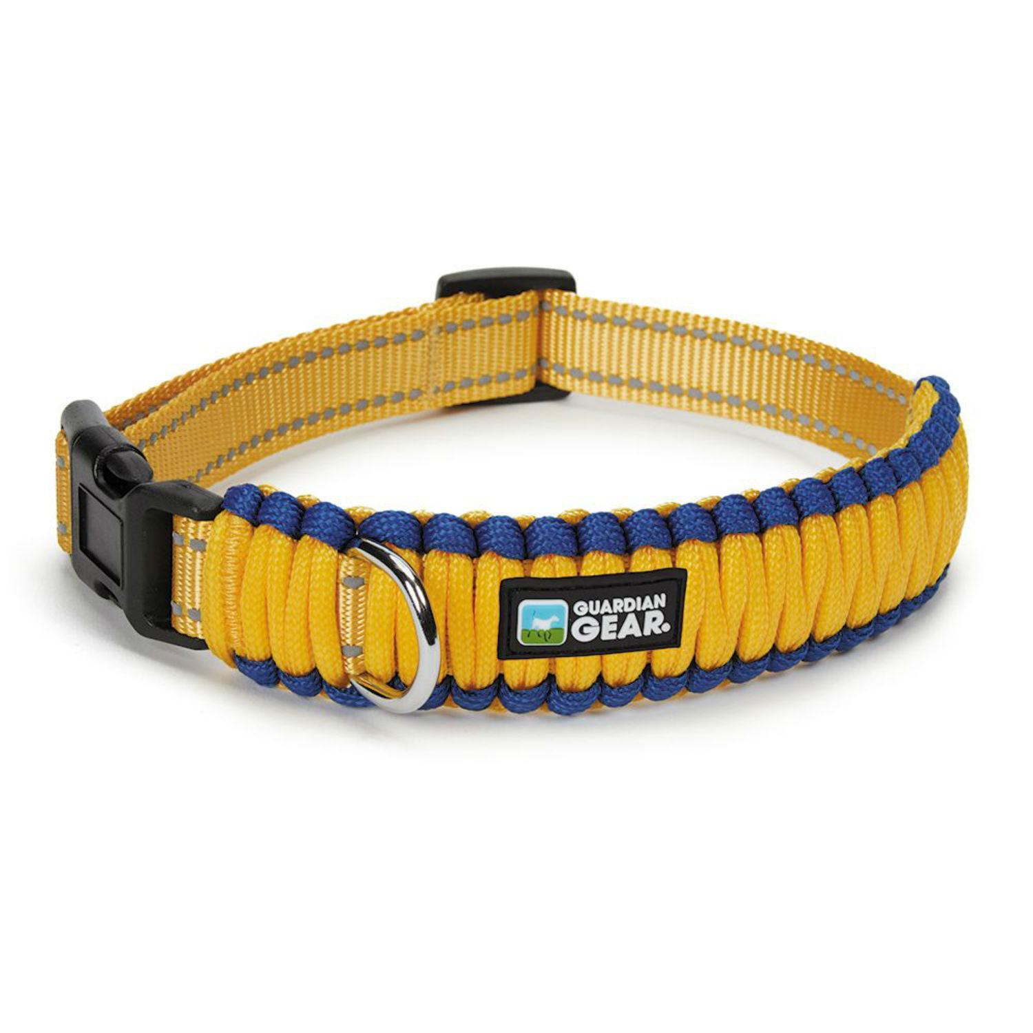 Guardian Gear Reflective Paracord Dog Collar, Yellow