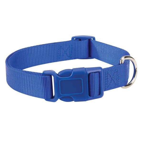 Casual Canine Dog Collar, Nautical Blue, 6-10-in