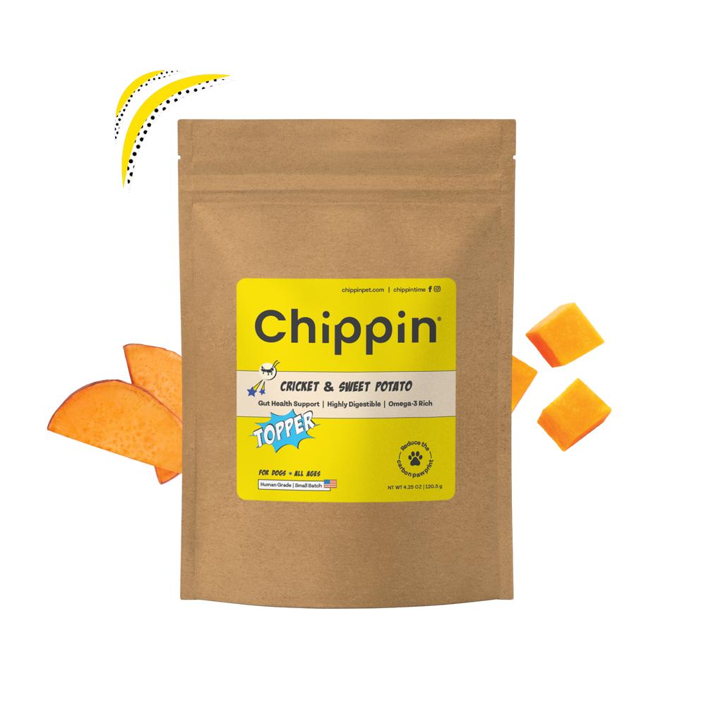 Chippin Cricket & Sweet Potato Dog Food Topper, 4.25-oz