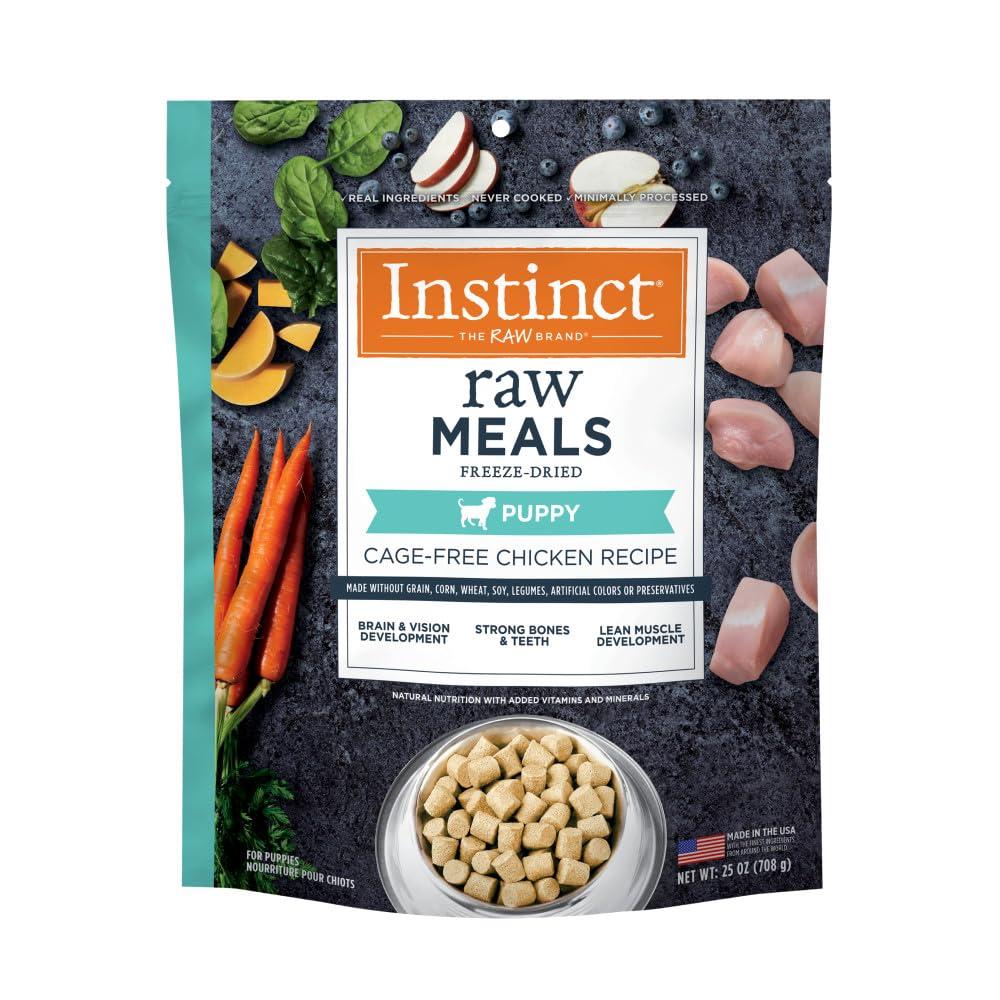 Instinct Raw Meals Cage-Free Chicken Puppy Freeze-Dried Dog Food, 25-oz