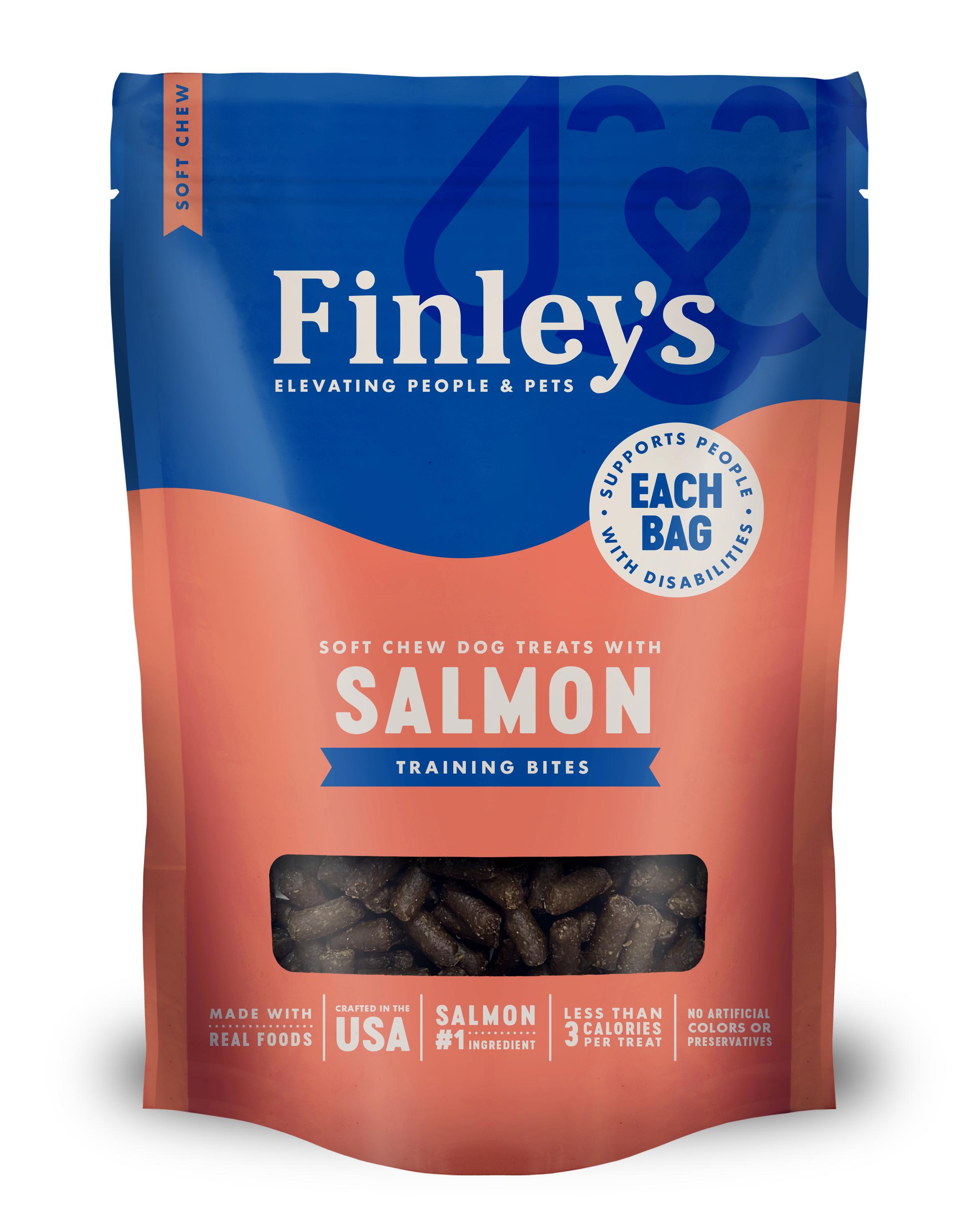 Finley's Salmon Training Bites Soft Chew Dog Treats