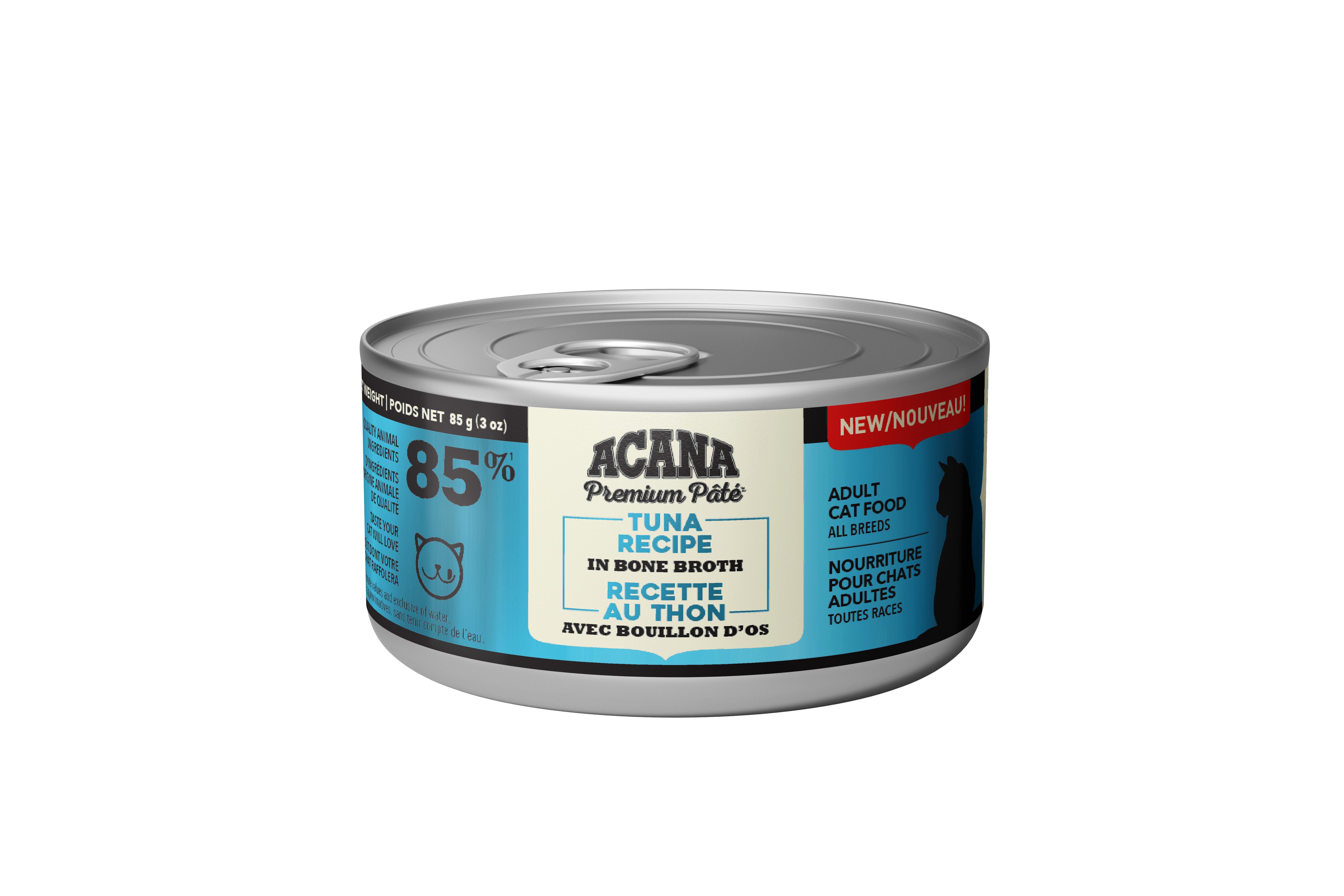 ACANA Premium Pate Tuna Recipe in Bone Broth Wet Cat Food Can (CA)