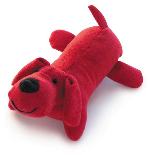 Zanies Neon Lil' Yelper Dog Toy, Red
