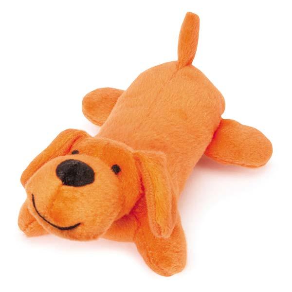 Zanies Neon Lil' Yelper Dog Toy, Orange