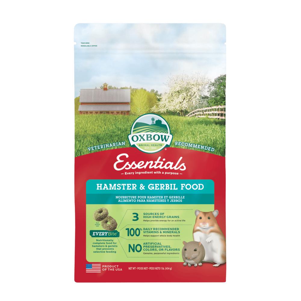 Oxbow Essentials Hamster & Gerbil Food, 1-lb