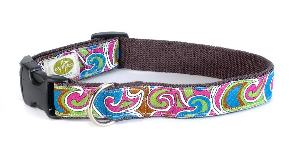 Earthdog Decorative H Adjustable Dog Collar, Flanagan, Small