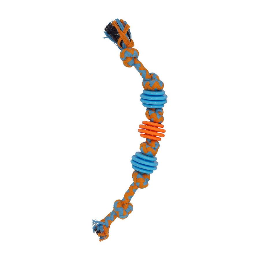 Petcrest 6 Knot Tugger Dog Toy, 10-in