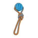 Petcrest Groovy Ball Tugger Dog Toy