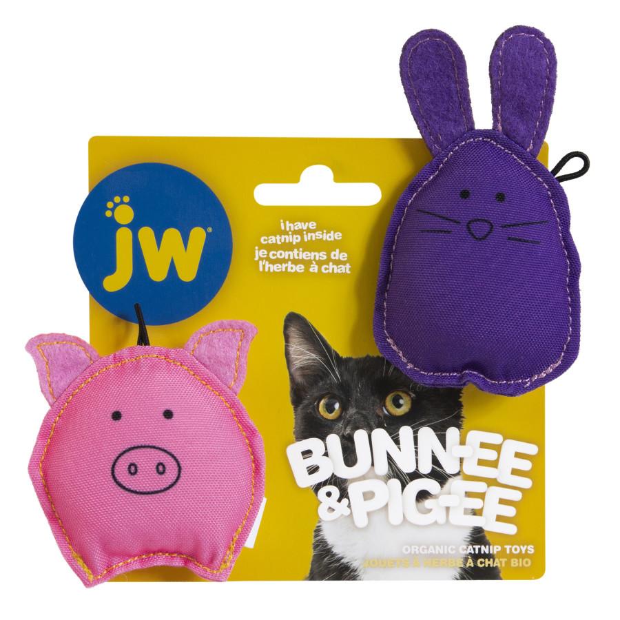 JW Pet Pig-ee & Bunn-e Combo Catnip Cat Toy