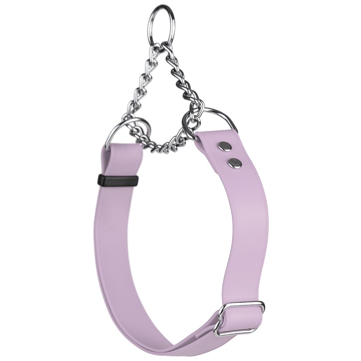 Dogline Biothane Adjustable Martingale Dog Collar, Lavender