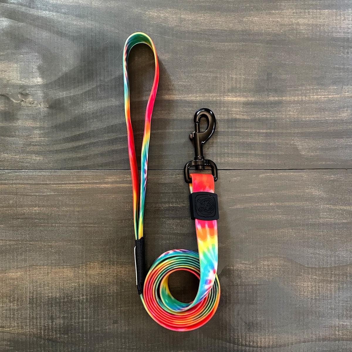 Wilderdog Waterproof Dog Leash, Tie Dye