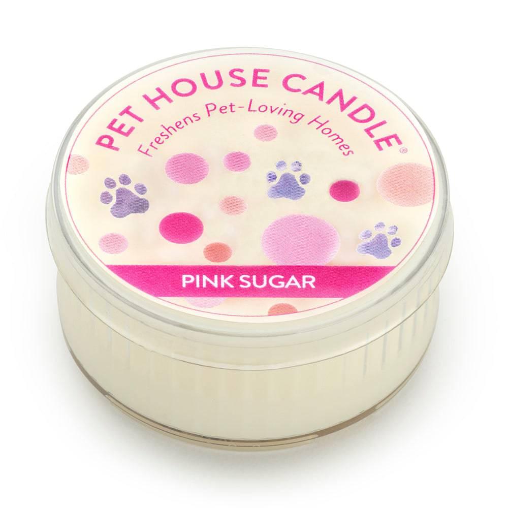 Pet House Summer Mini Candle, Pink Sugar, 1.5-oz