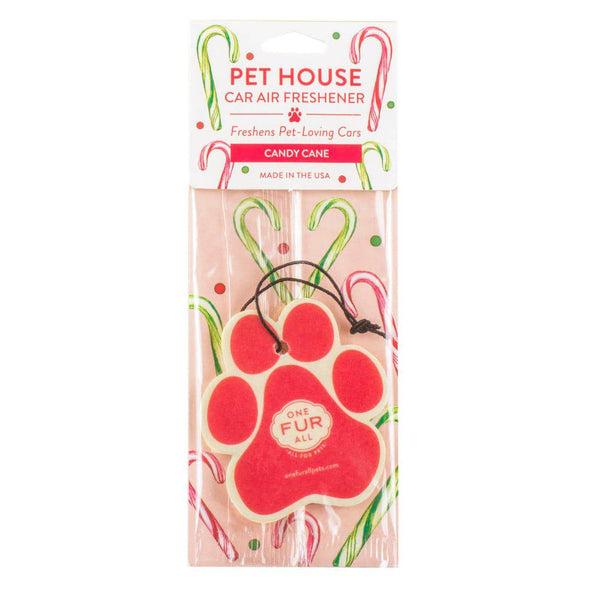 Pet House Winter Car Fresheners, Candy Cane