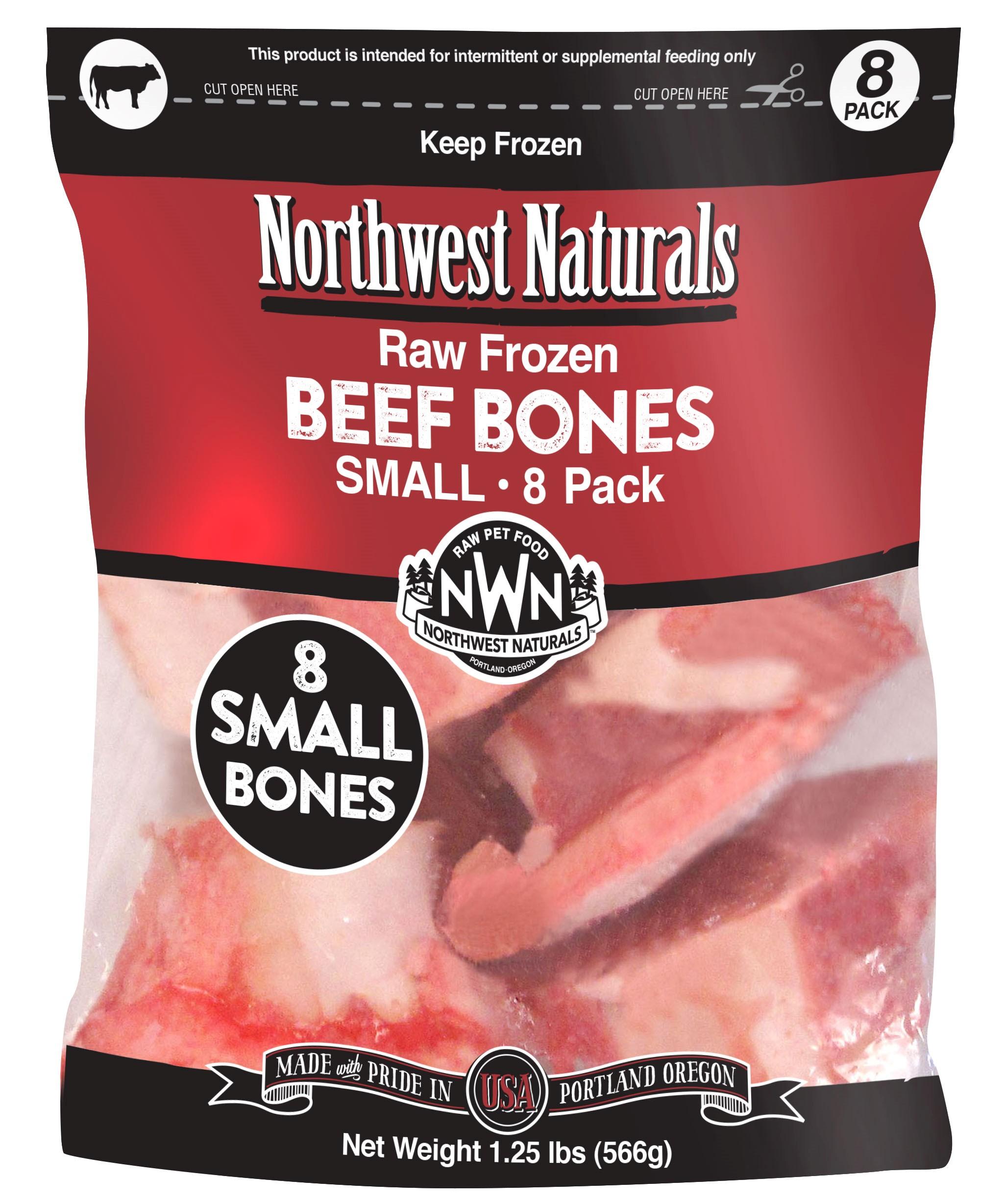 Northwest Naturals Raw Beef Bone Dog Treats, Small