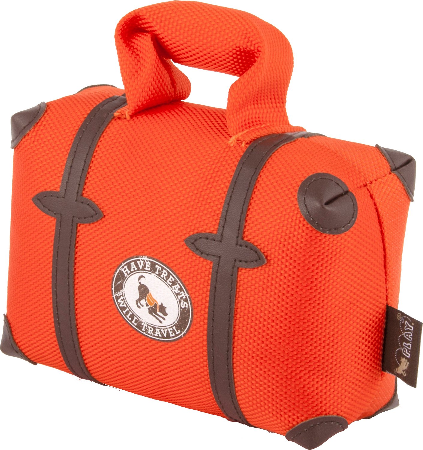 P.L.A.Y. Pet Lifestyle and You Globetrotter Plush Suitcase Dog Toy