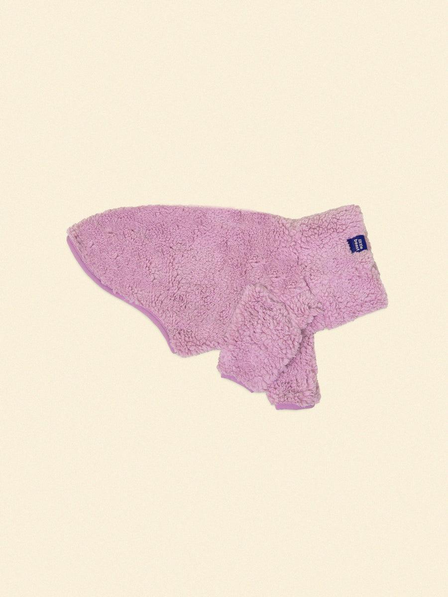 Little Beast Fleece Dog Sweatshirt, Purple Disco