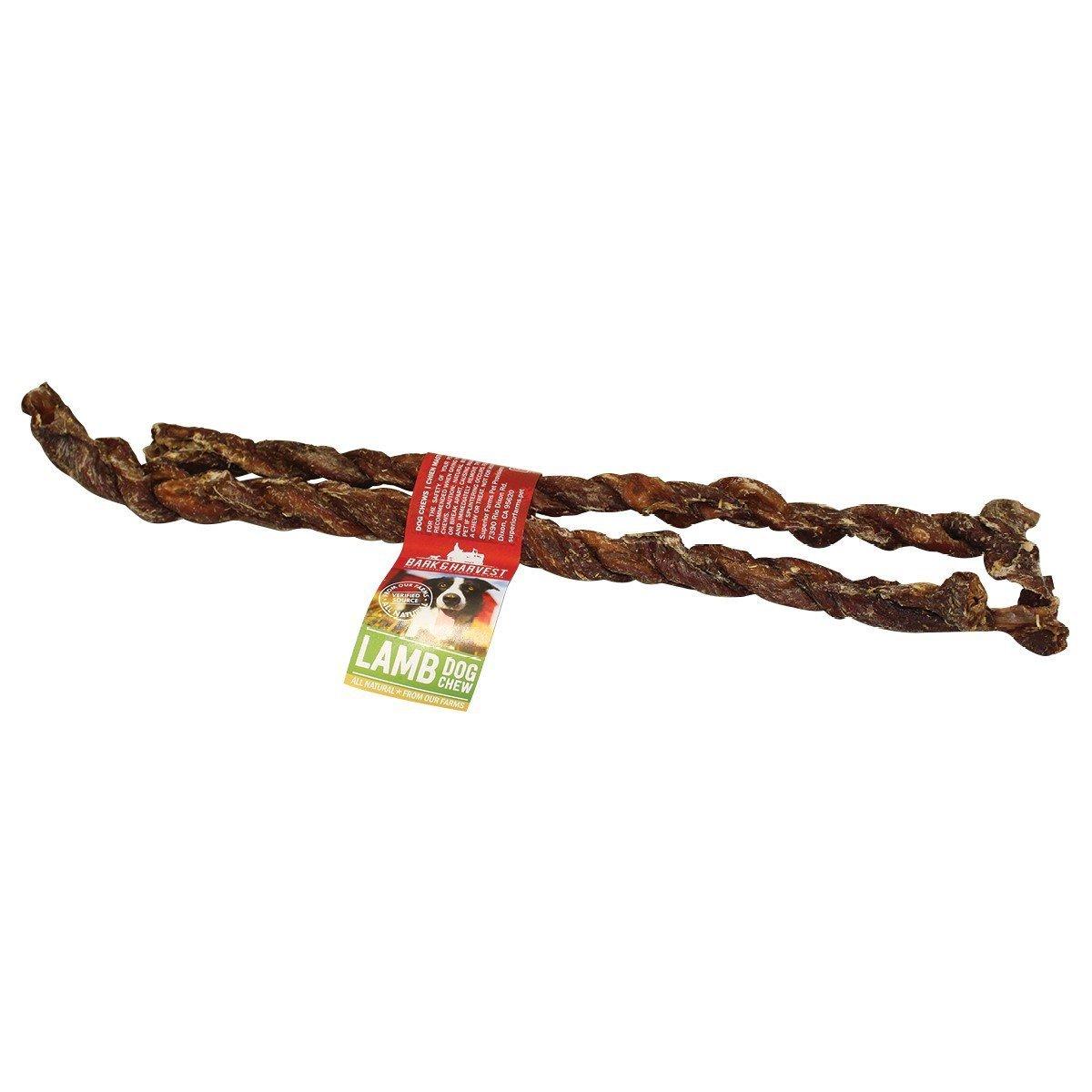 Superior Farms Lamb Weasand Twists Dog Treats