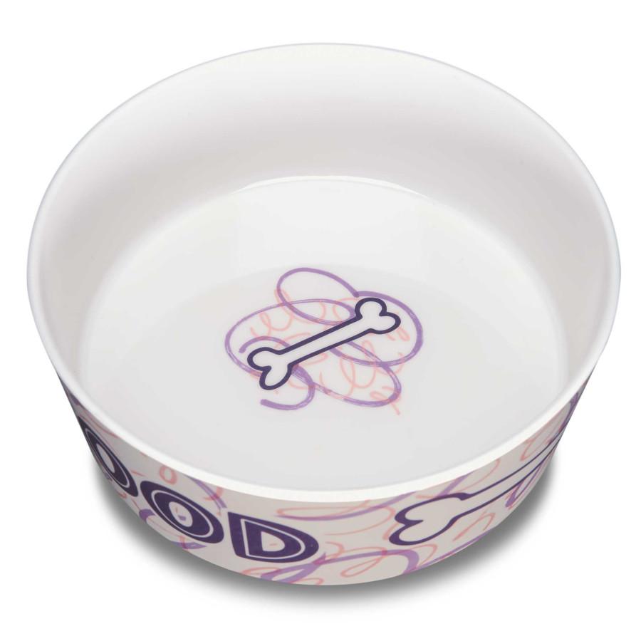 Loving Pets Dolce Moderna "Food & Water" Dog Bowl