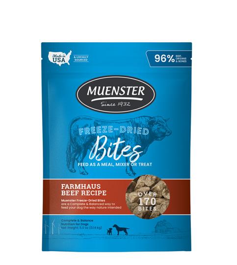 Muenster Farmhaus Beef Freeze-Dried Bites for Dogs
