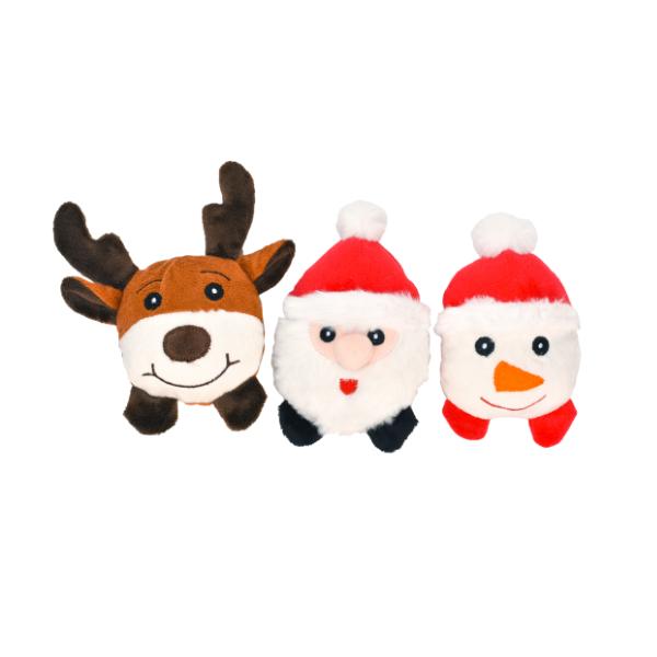 Patchwork Pet Holiday Friends Bundle Dog Toy