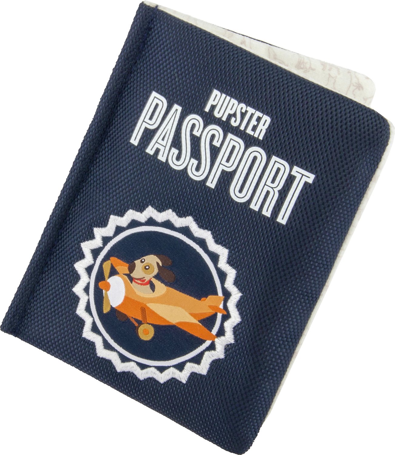 P.L.A.Y. Pet Lifestyle and You Globetrotter Plush Passport Dog Toy