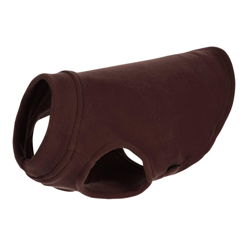 Gooby Stretch Fleece Dog Vest, Brown, 4X-Large