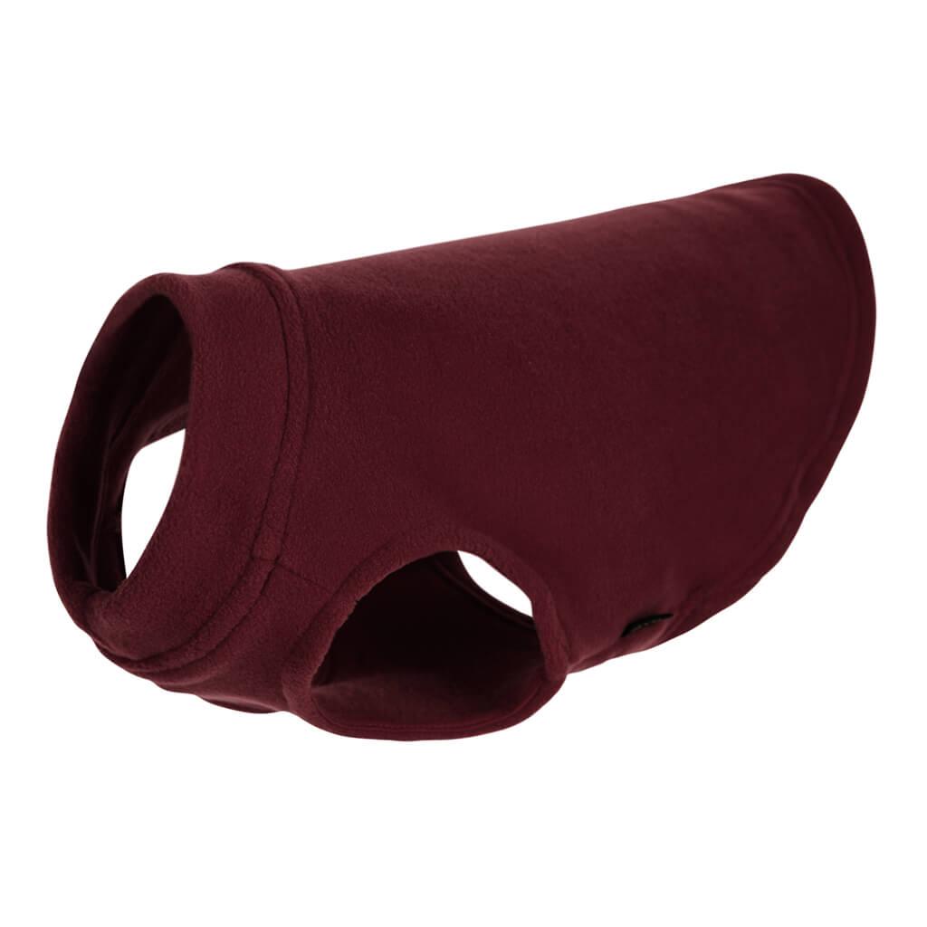 Gooby Stretch Fleece Dog Vest, Burgundy