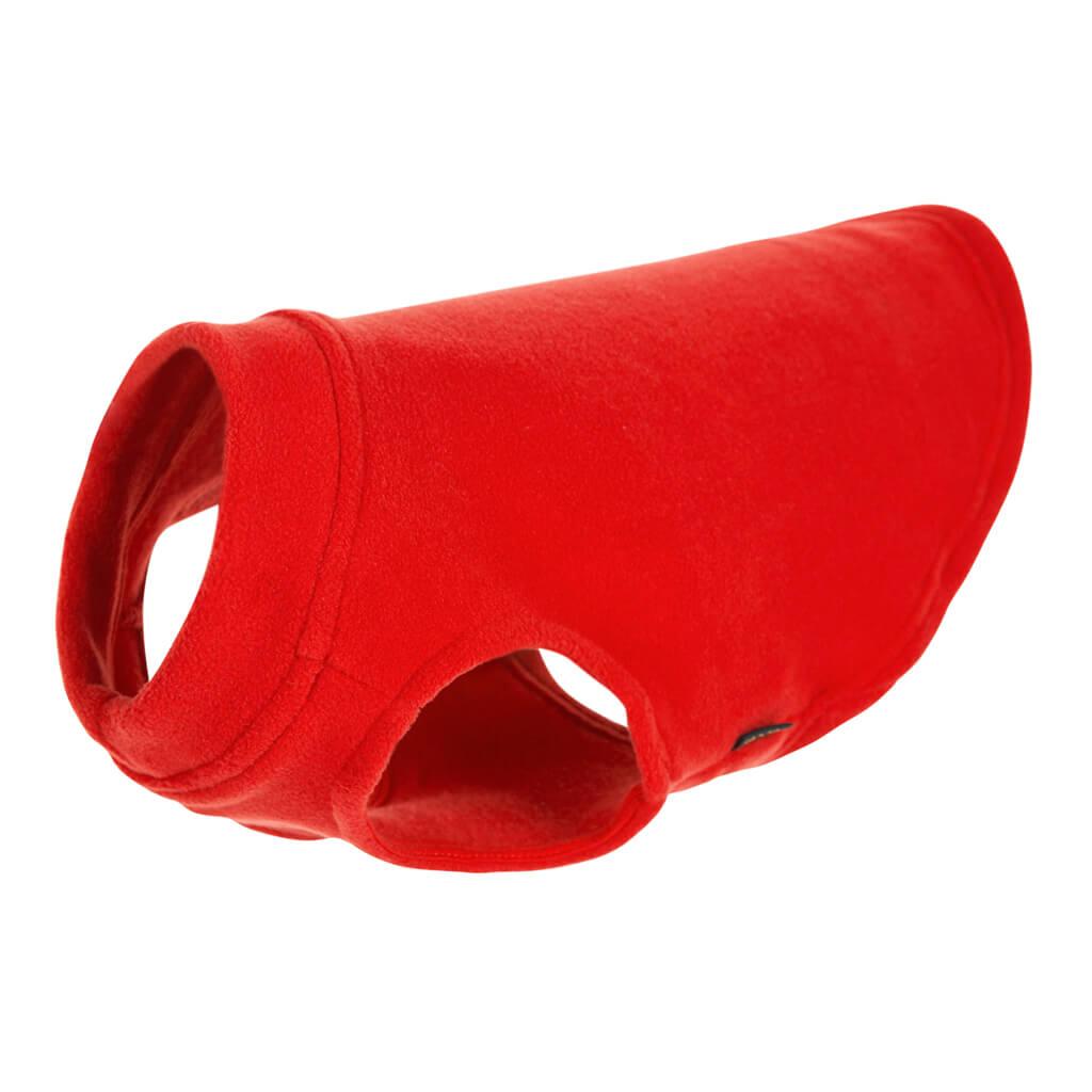 Gooby Stretch Fleece Dog Vest, Red, Small