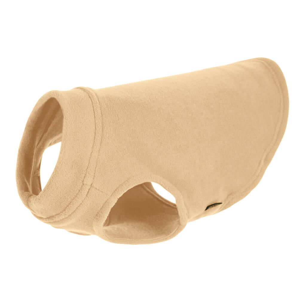 Gooby Stretch Fleece Dog Vest, Sand, Medium
