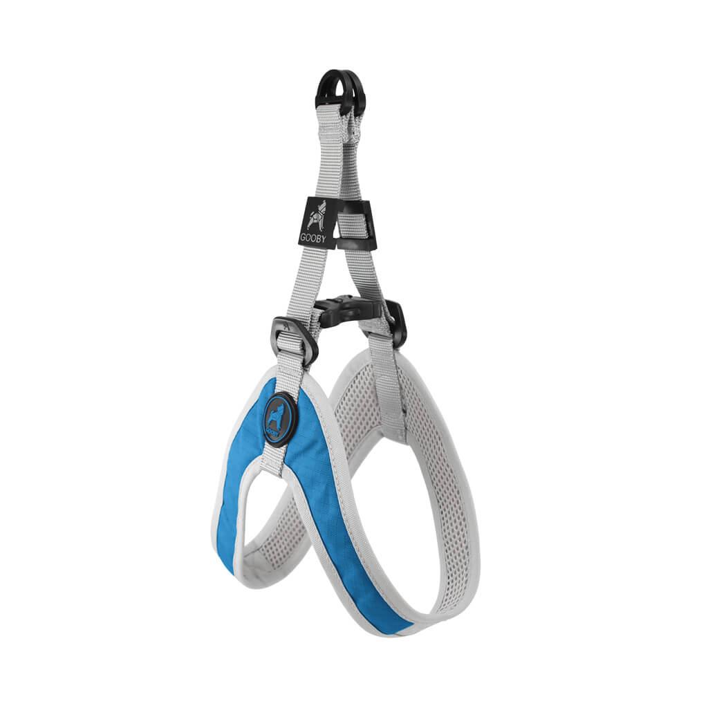 Gooby Simple Step-In III Dog Harness, Blue, Medium