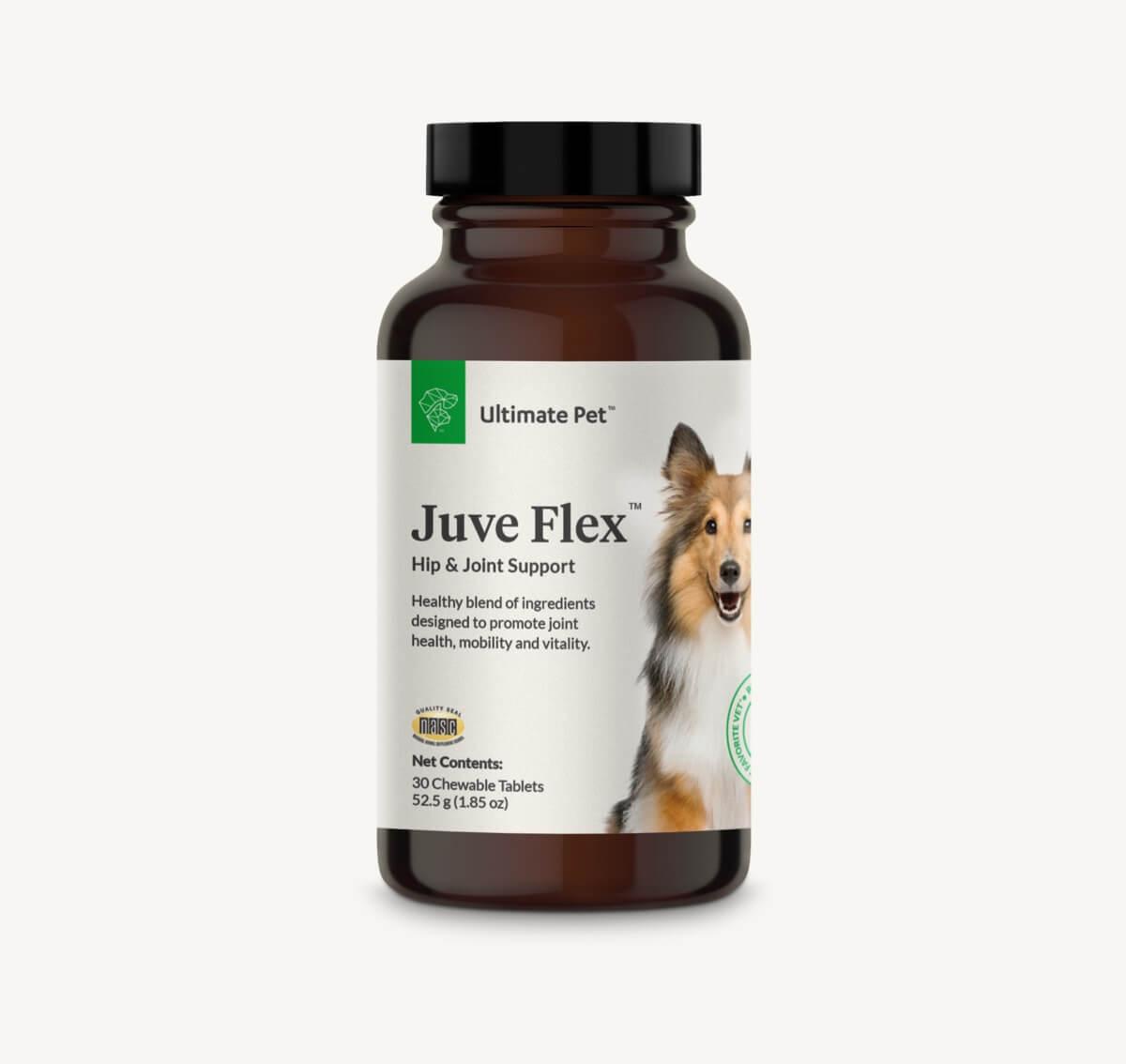 Ultimate Pet Nutrition Canine Juve Flex Chewable Tablet Dog Supplement, 30-count