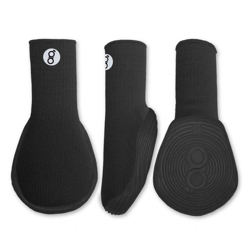 Goo-eez Monochromez Dog Boots, Black, 2-pk