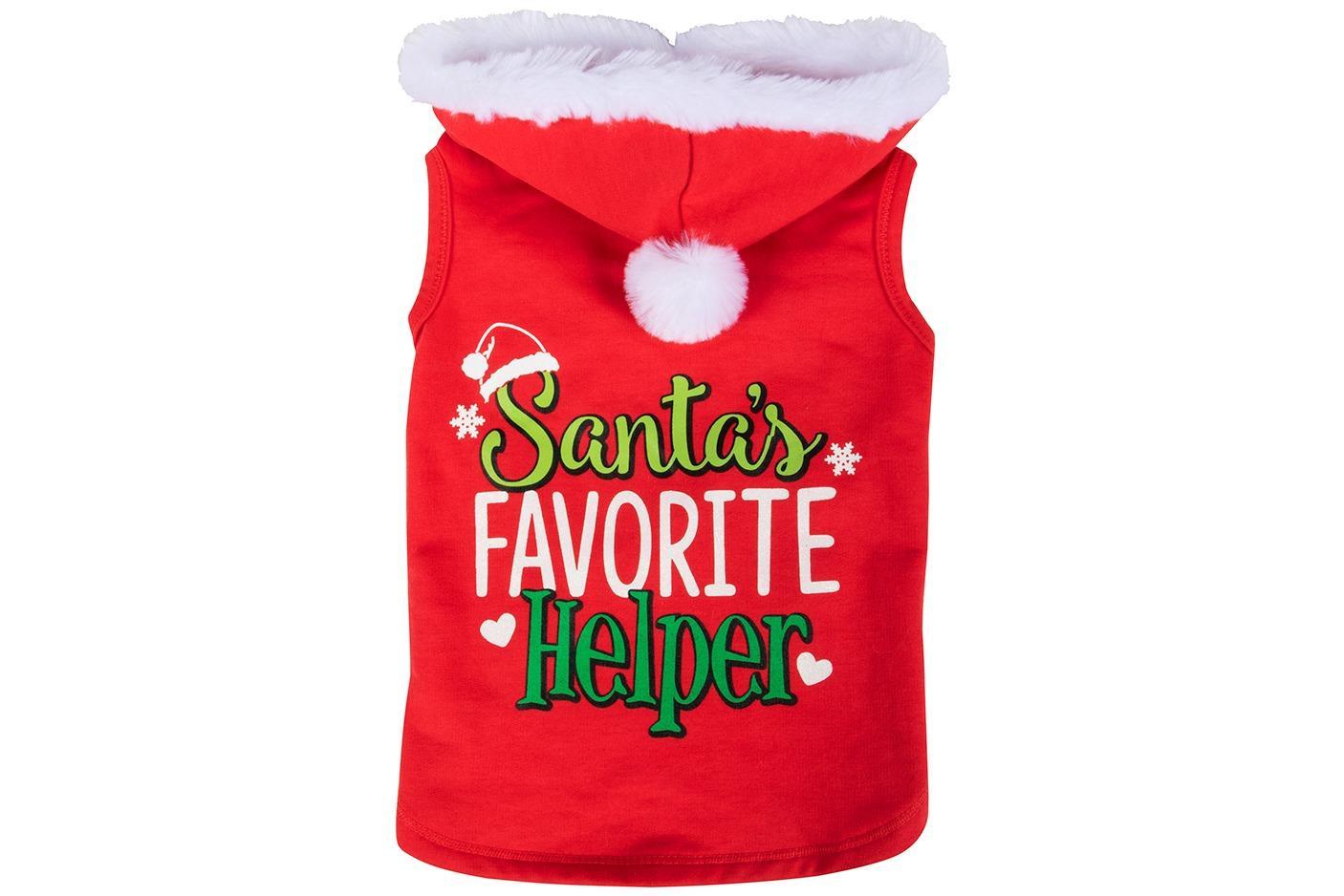 Pet Factory Holiday Merry Christmas Dog Hoodie, Small