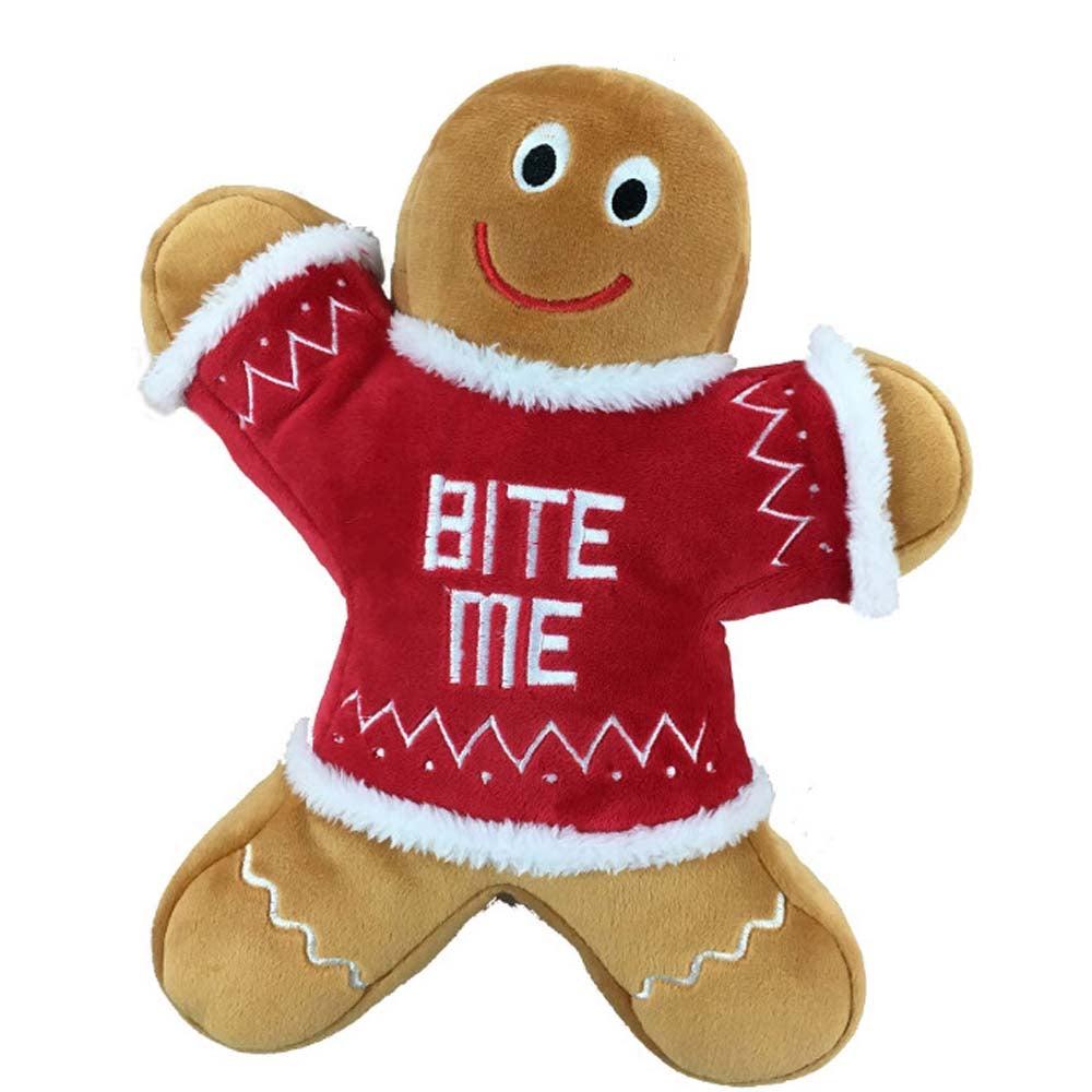 Huxley & Kent Power Plush Eddie Says Bite Me Dog Toy