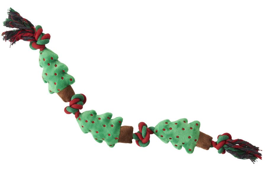Ethical Pet Spot Holiday Rope Tugs Dog Toy, Assorted, 26-in