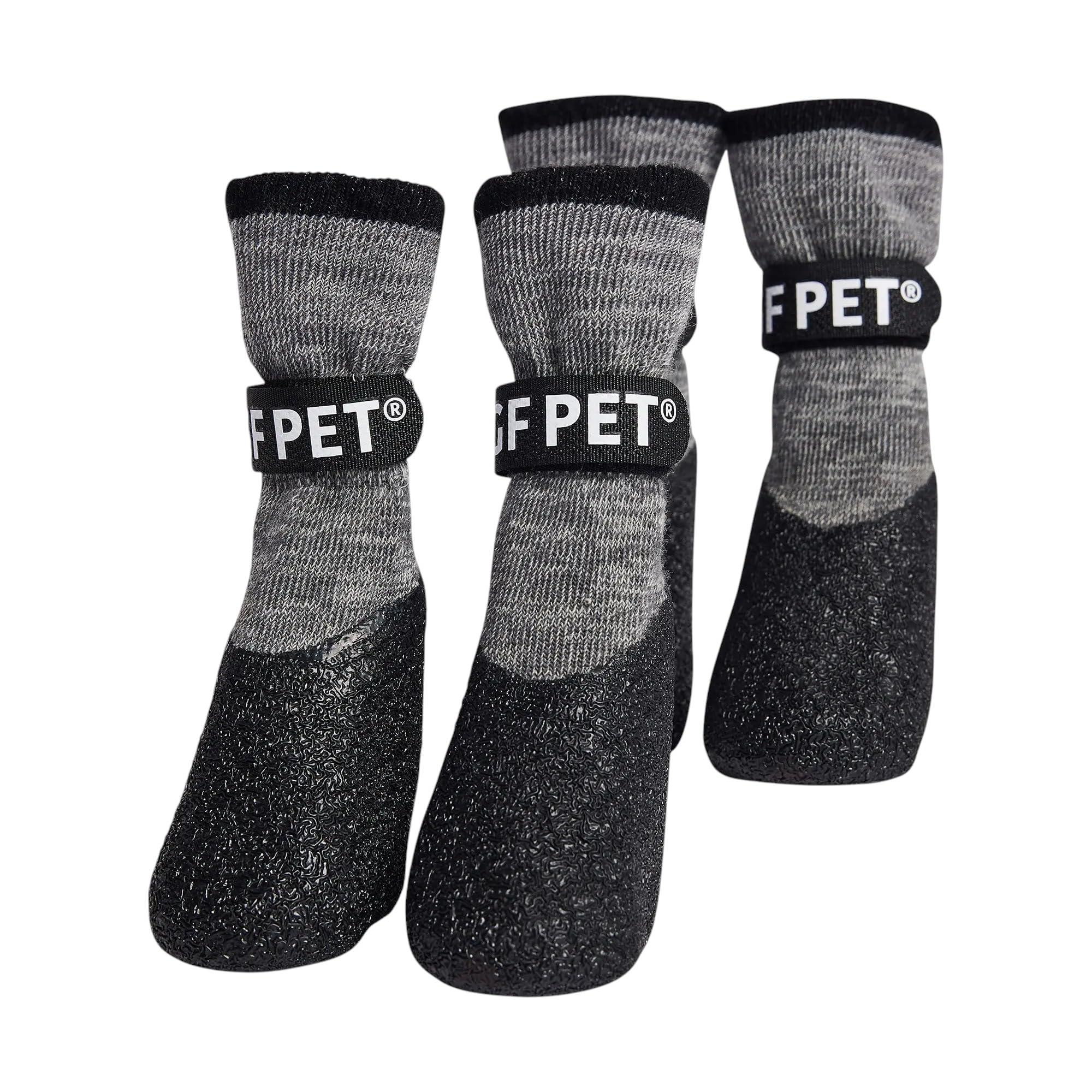 GF Pet All Terrain Dog Boots, Charcoal Grey