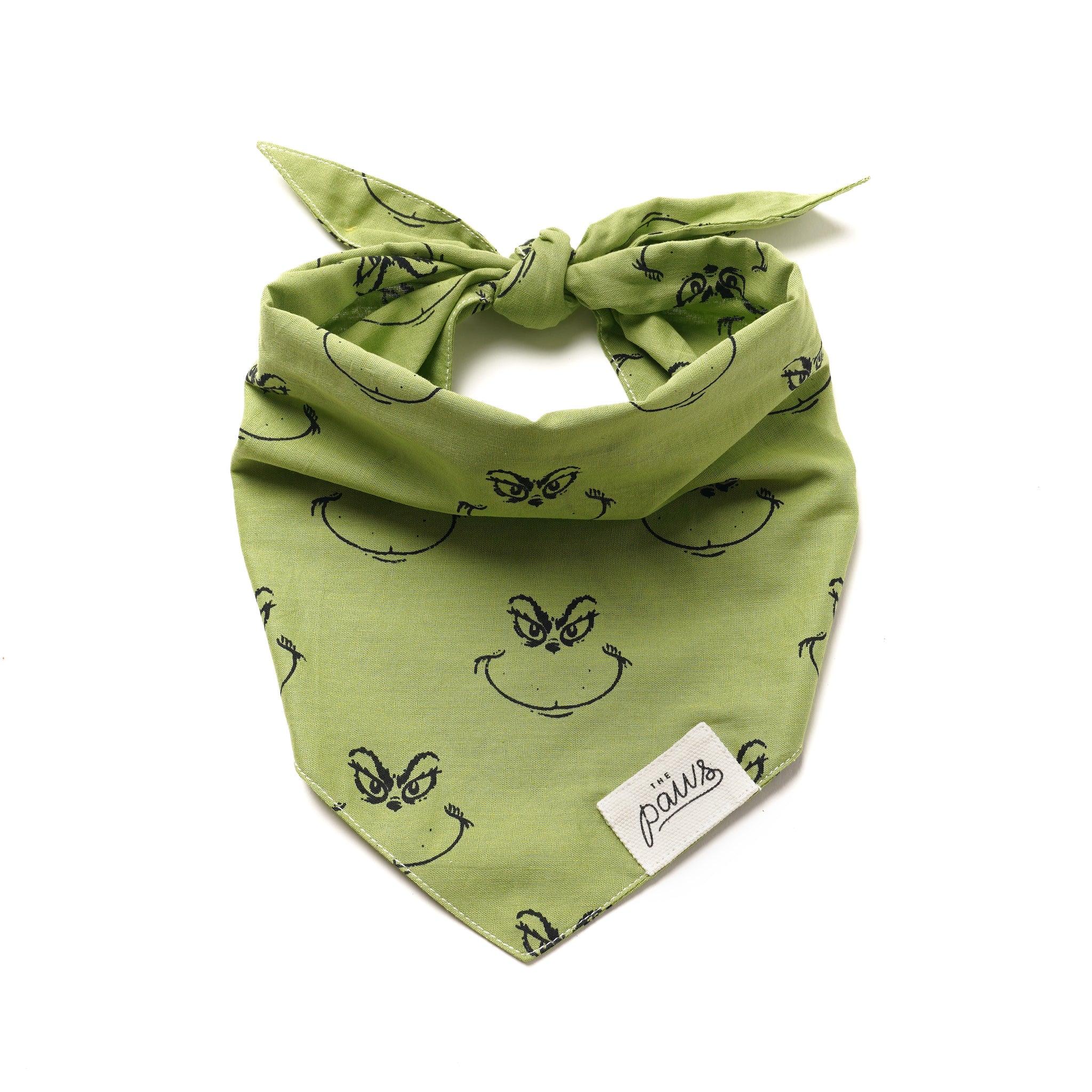 The Paws Dog Bandana, Grinch