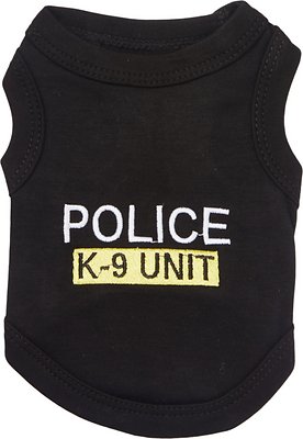 Parisian Pet Police Dog T-Shirt, X-Small
