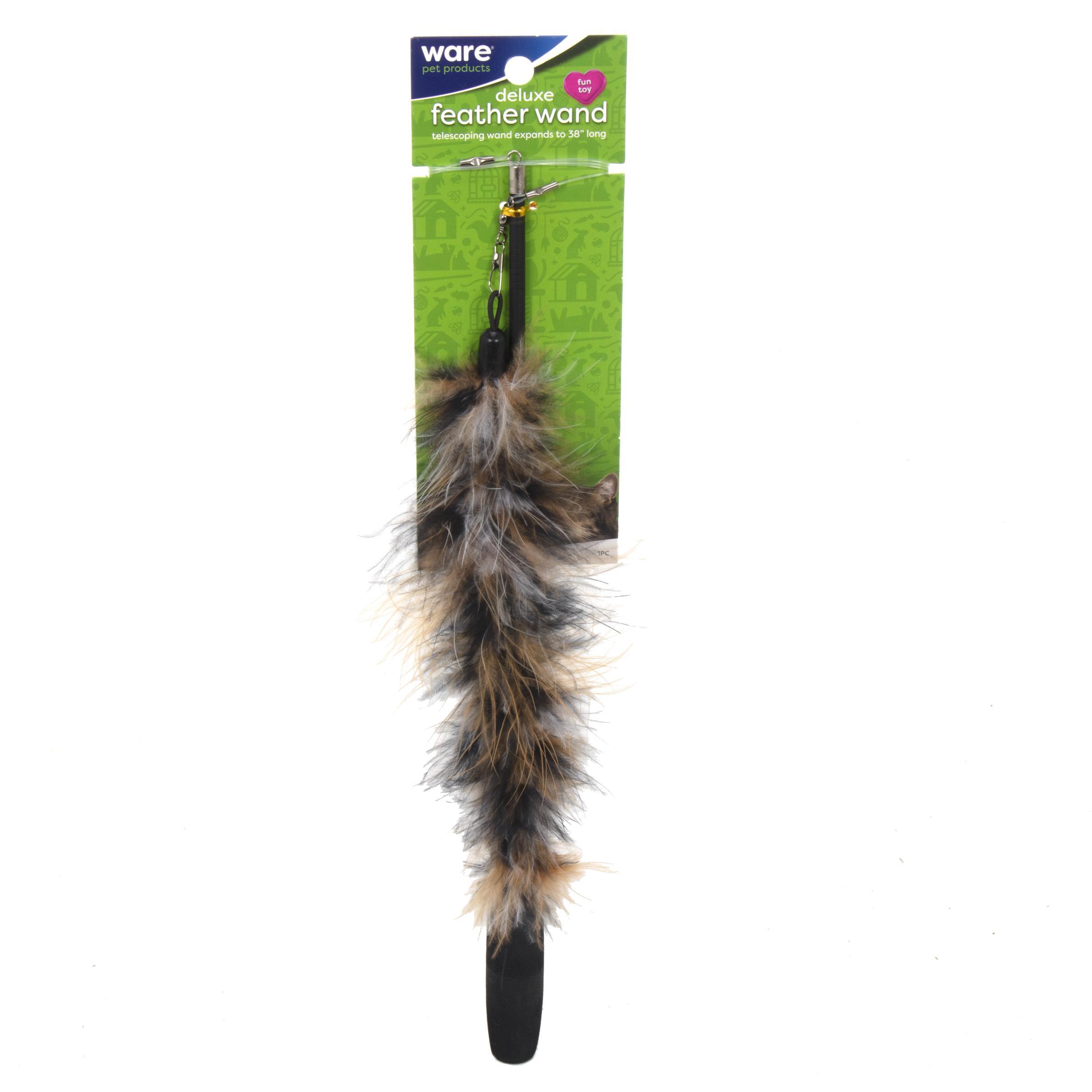 Ware Deluxe Feather Wand Cat Toy