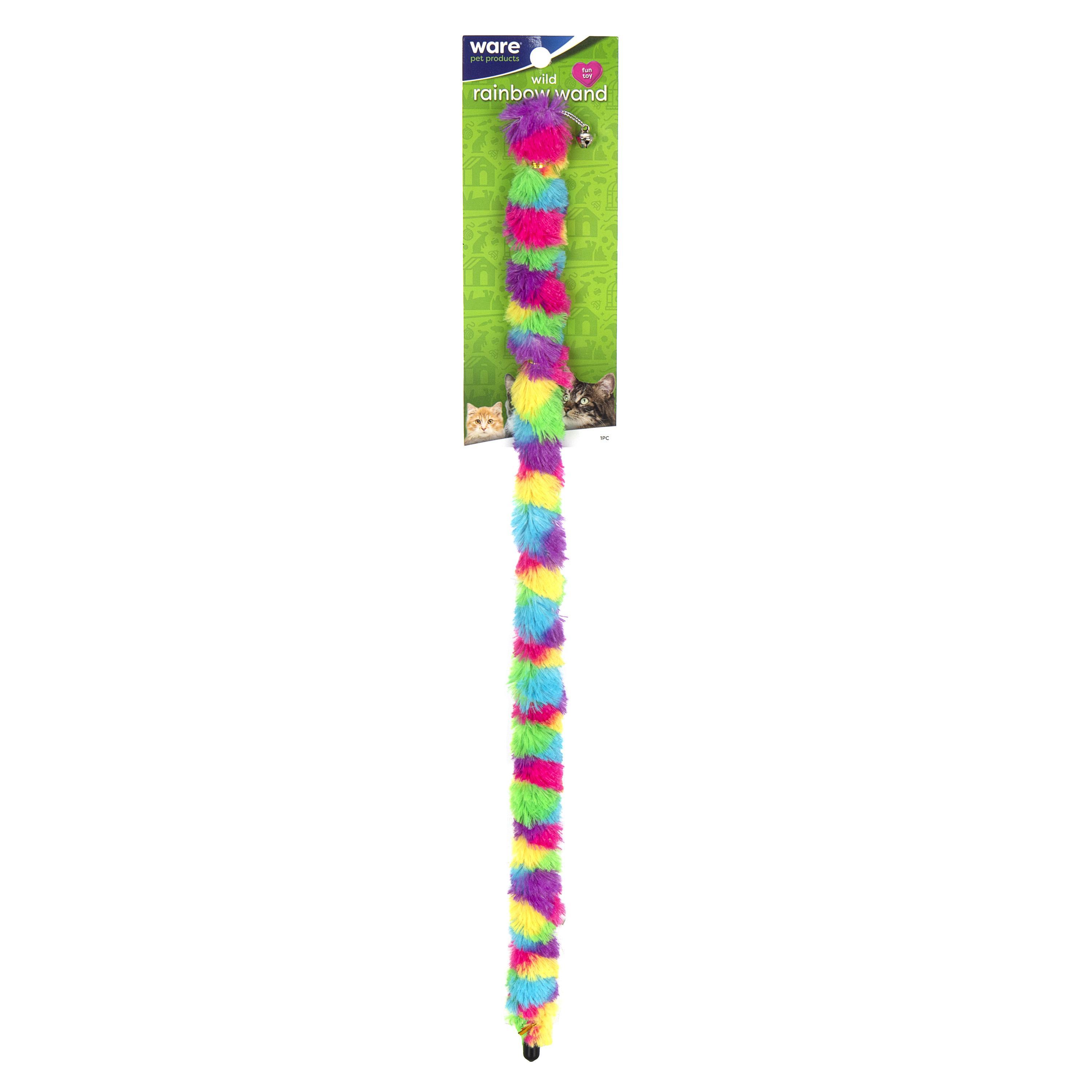 Ware Wild Rainbow Wand Cat Toy