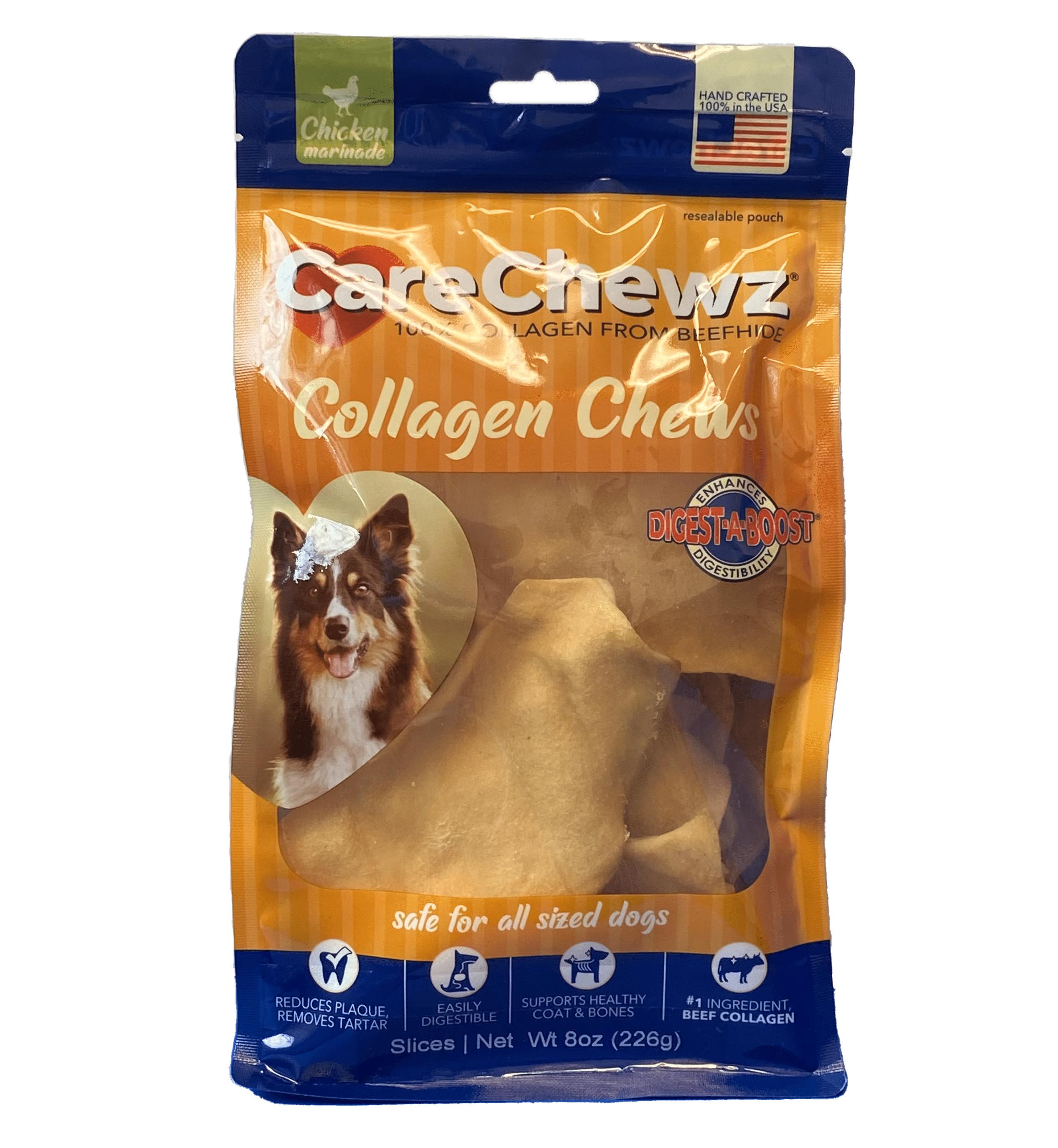 Pet Factory CareChewz Collagen Chews Slices Chicken Dog Treats